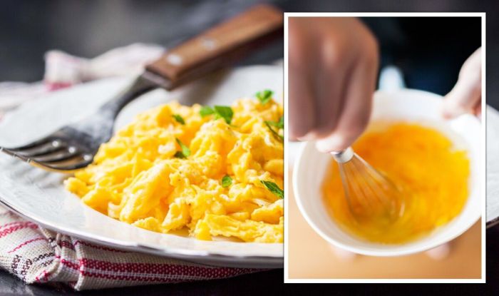 Two scrambled eggs nutrition