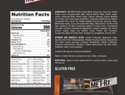 Met-Rx Big 100 Nutrition Facts