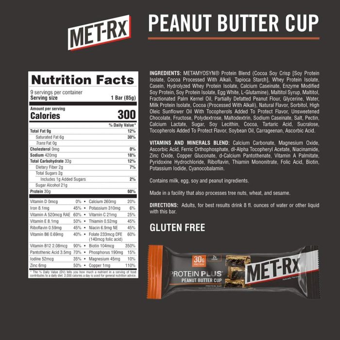 Met rx big 100 nutrition facts