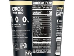 Oikos Triple Zero Vanilla Nutrition Facts Unveiled