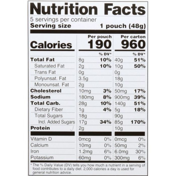 Little debbie mini muffins nutrition facts