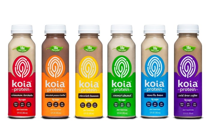 Koia protein drink nutrition facts