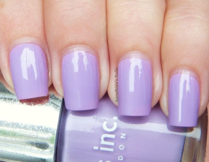 Nail polish light purple