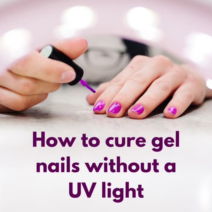 How to dry gel nail polish without uv light