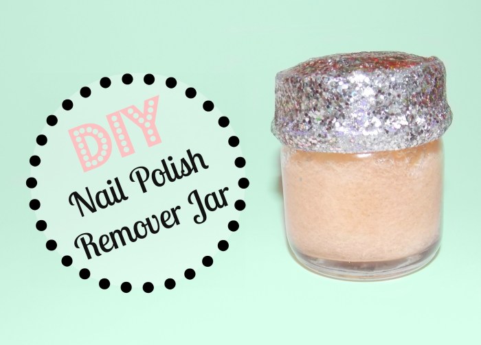 Homemade nail polish remover