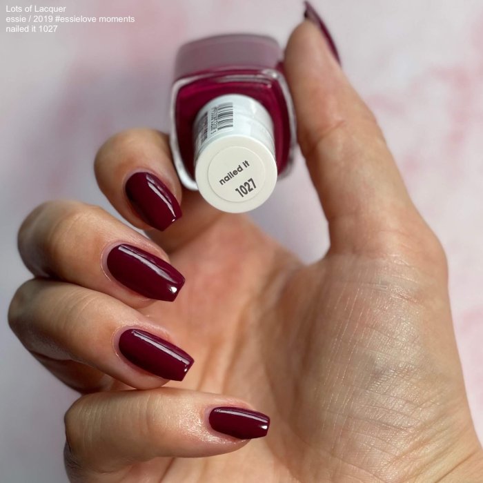 Essie red nail polish