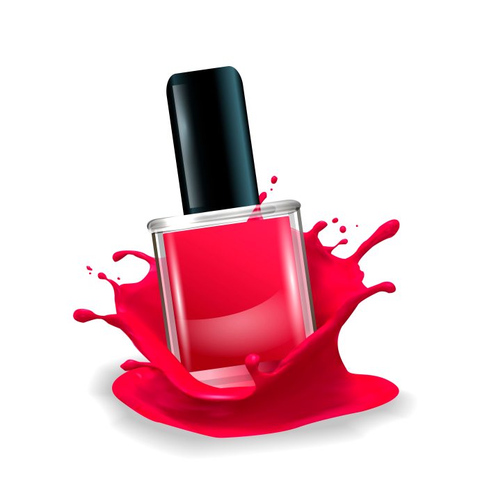 Clipart of nail polish